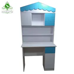 میز تحریر کتابخانه دار مدل کلبه ای | فروشگاه اینترنتی چوب چوب