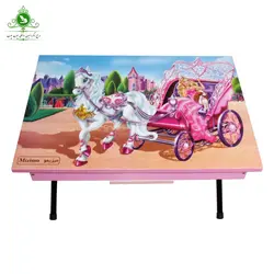 میز و صندلی تحریر تاشو صندوق دار کودکانه مدل باربری | فروشگاه اینترنتی چوب چوب