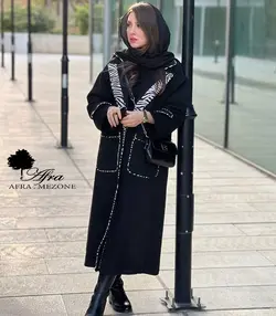 پالتو سوییت مغزی دوزی یقه ببری کد 14001847
