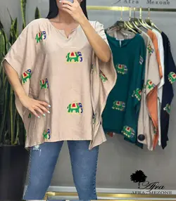 شومیز فیل هندی کد 14001466