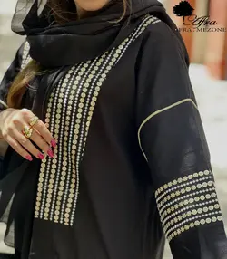 مانتو  پوپلین نوار پولک کد 14001382