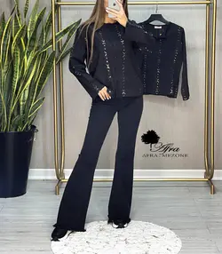 شومیز پولک دوزی هفتی هشتی کد 14001951