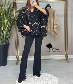 شومیز عبایی هندی طرح گندم کد 14001987