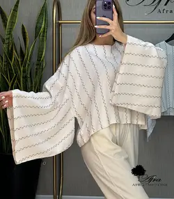 شومیز عبایی کوک دوزی کد 14002333