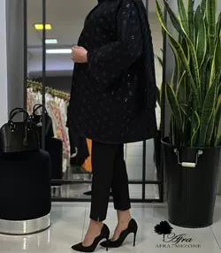 مانتو کتی مجلسی پولک دوزی کد 14002414