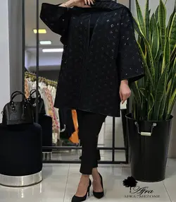 مانتو کتی مجلسی پولک دوزی کد 14002414