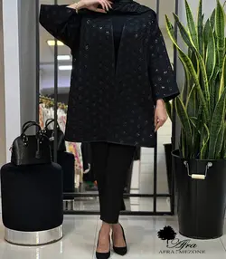 مانتو کتی مجلسی پولک دوزی کد 14002414