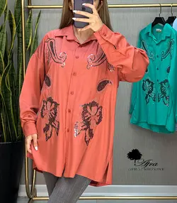 شومیز پولک دوزی بته جقه کد 14002420