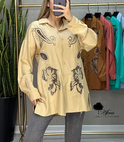 شومیز پولک دوزی بته جقه کد 14002420