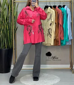 شومیز پولک دوزی بته جقه کد 14002420