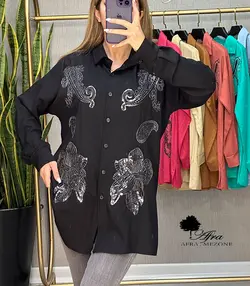 شومیز پولک دوزی بته جقه کد 14002420