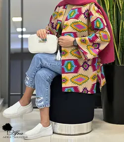 مانتو کوک دوزی رنگی کد 14002468