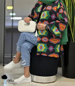 مانتو کوک دوزی رنگی کد 14002468