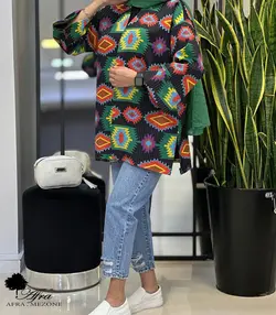 مانتو کوک دوزی رنگی کد 14002468