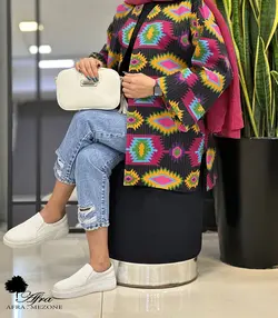 مانتو کوک دوزی رنگی کد 14002468