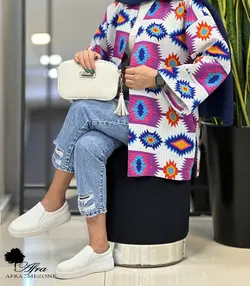 مانتو کوک دوزی رنگی کد 14002468