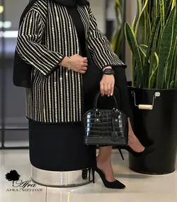 مانتو کتی گاندوزی نوار پولک کد 14002548