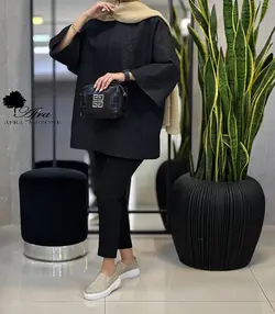مانتو کوک دوزی استین کلوش کد 14002555