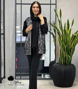 مانتو وست پولک دوزی کد 14002642