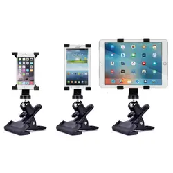 هلدر گیره ای موبایل و تبلت کد H3100 به همراه گیره نگهدارنده تبلت و موبایل مدل D-550