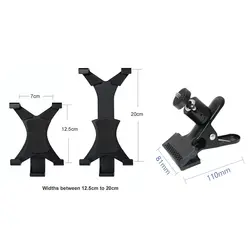 هلدر گیره ای موبایل و تبلت کد H3100 به همراه گیره نگهدارنده تبلت و موبایل مدل D-550