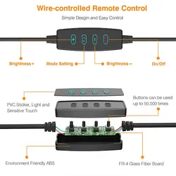 کابل دیمردار یدکی ریموت کنترل USB برای رینگ لایت