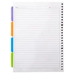 کاغذ کلاسور بسته 100 عددی