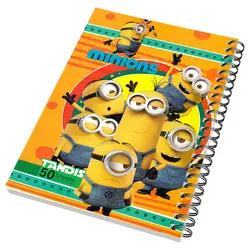 دفتر نقاشی سیمی طرح دار فانتزی 50 برگ