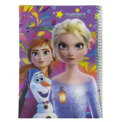 دفتر نقاشی سیمی طرح دار فانتزی 50 برگ