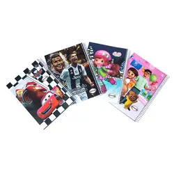 دفتر نقاشی سیمی طرح دار فانتزی 50 برگ