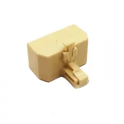 تبدیل 1 به 3 تلفن RJ11 یک سر مادگی سه سر نری