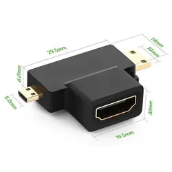 مبدل میکرو و مینی HDMI نری به HDMI مادگی