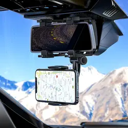 پایه نگهدارنده مخصوص گوشی موبایل مدل زیر آینه ای Car Rearview Mirror Mount Holder H60