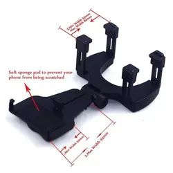 پایه نگهدارنده مخصوص گوشی موبایل مدل زیر آینه ای Car Rearview Mirror Mount Holder H60