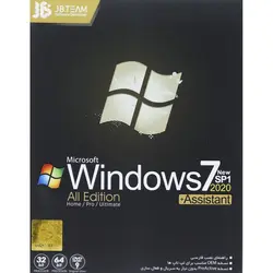 ویندوز(سیستم عامل) Windows 7 All Edition + Assistant 2020 1DVD9 شرکت جی بی تیم