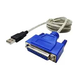 کابل پرینتر پارالل مبدل USB به 25 پین ماده پارالل - مدل P به طول 1.5 متر درجه یک