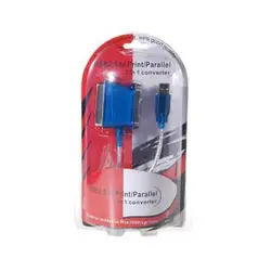 کابل پرینتر پارالل مبدل USB به 25 پین ماده پارالل - مدل P به طول 1.5 متر درجه یک