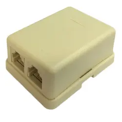 سوکت 1 به 2 تلفن کد 1T2 دو سر مادگی