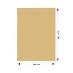 پاکت اداری A3 رنگ نخودی یک عددی