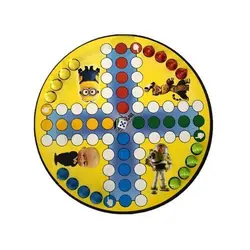 بازی فکری منچ و مارپله گرد پلاستیکی