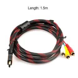 کابل تبدیل HDMI به AV سه فیش به طول 1.5 متر