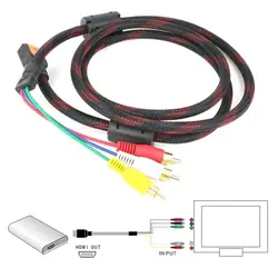 کابل تبدیل HDMI به AV سه فیش به طول 1.5 متر