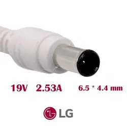 آداپتور مانیتور 19 ولت 2.53 آمپر مدل LCAP45 سایز 4.4x6.5 مناسب برای مانیتور ال جی