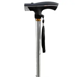 عصا قابل تنظیم چراغ قوه دار والدو پایه ساده رنگ نقره‌ای کد 403