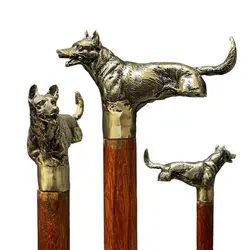 عصا برنجی طرح سگ کد 533
