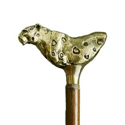 عصا برنجی طرح یوز پلنگ کد 558