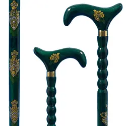 عصا چوبی زنانه فوق محکم طرح شمشاد کد 607