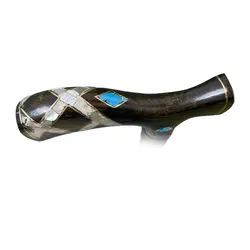 عصای سنگ فیرزوه و صدف اصل پنج تیکه کد 630