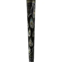 عصای‌ نقره کوب اصل تلفیق مروارید و صدف و فیرزوه مدل اشک کد 620