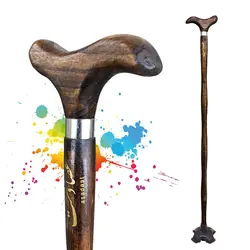 عصای چوبی چهار پایه کویر